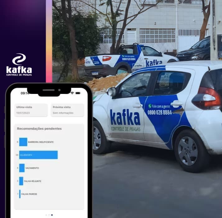 Kafka Controle de Pragas: Aplicativo de Gestão e Monitoramento de Serviços