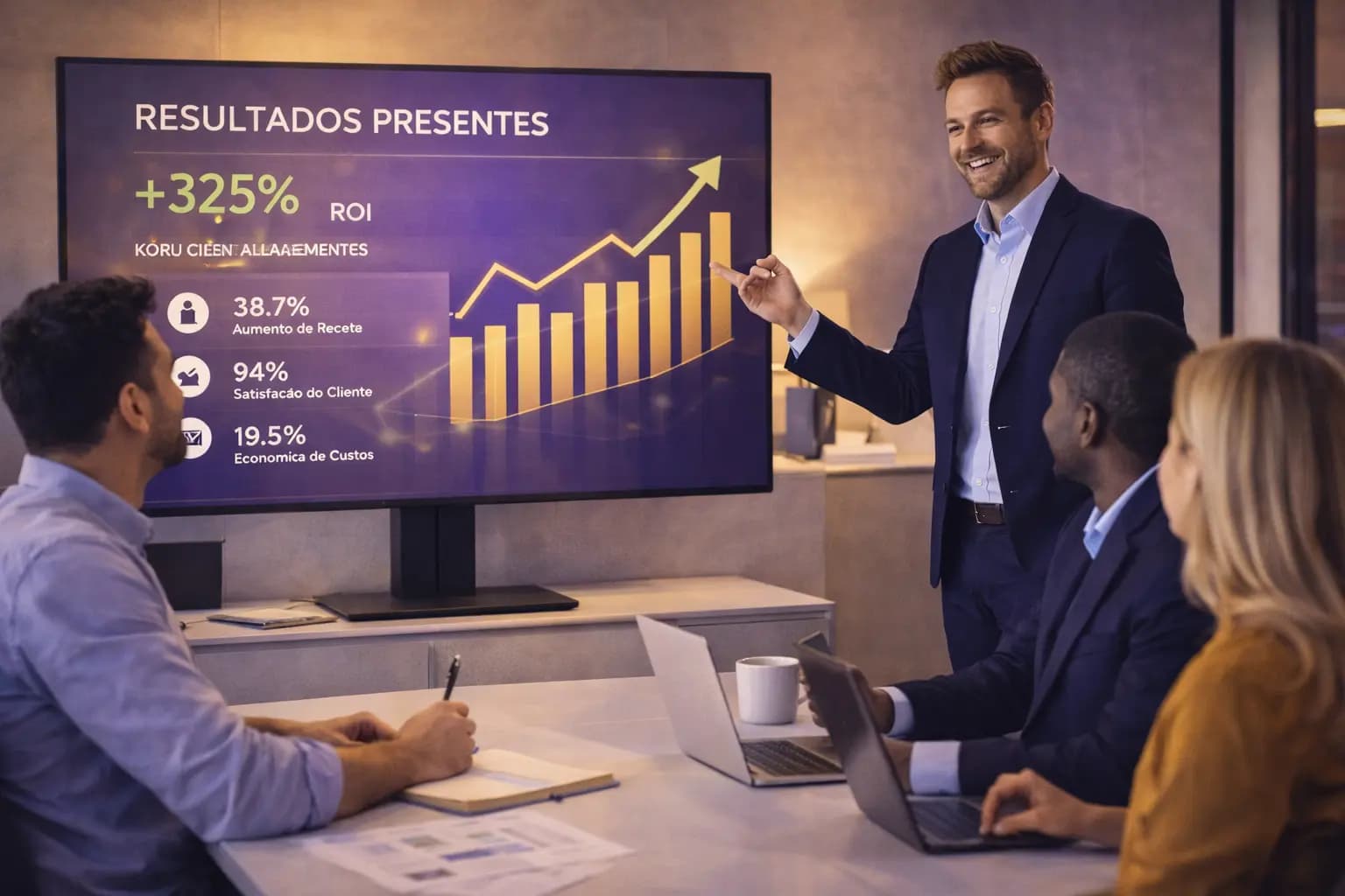 Etapa 4 do ciclo mensal Advisor: Comitê de Valor - Reunião mensal para medir KPIs, avaliar resultados e planejar próximo ciclo.
