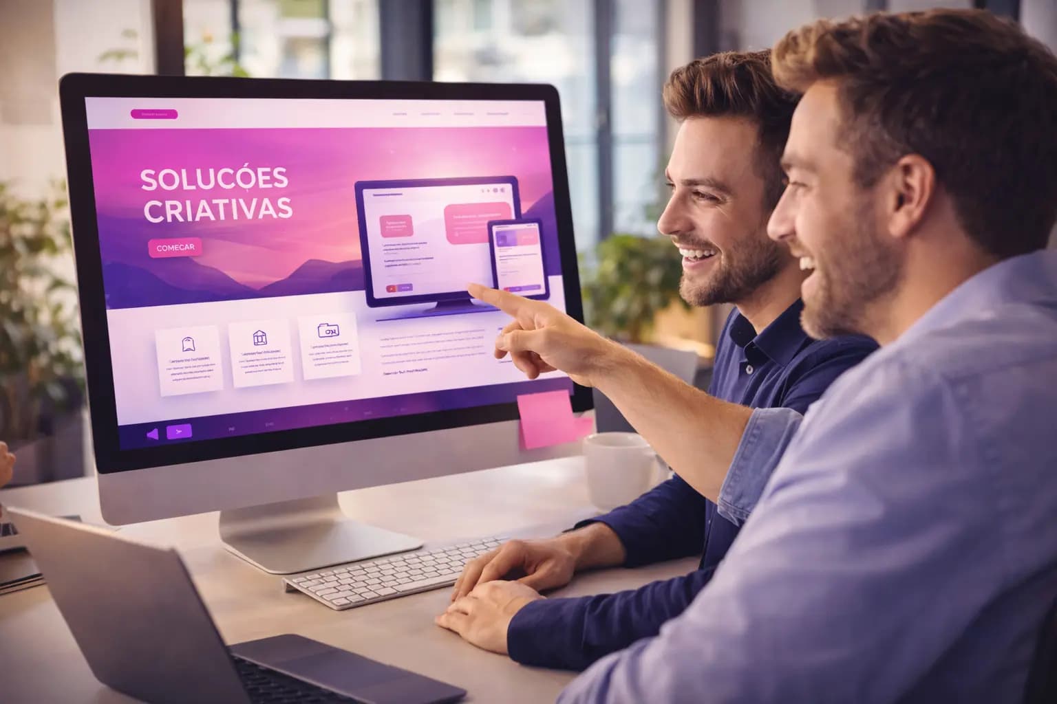 Landing Page - Serviço de consultoria em tecnologia da Tecnovix