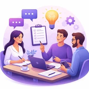 Etapa 1 da criacao de sites: Briefing - Entendemos sua marca, público e objetivos para criar a estratégia ideal.